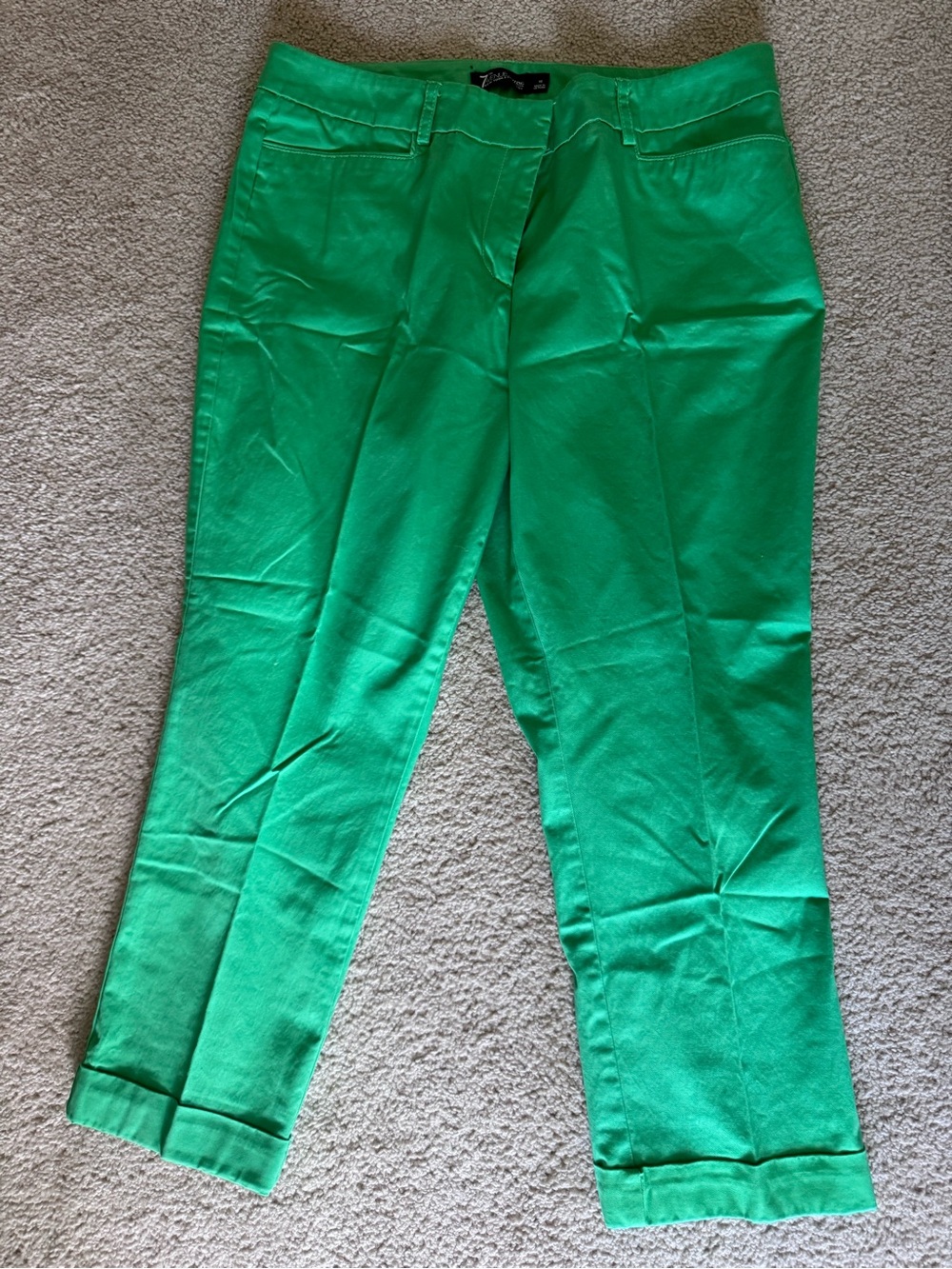 Women’s Green Ankle Pants